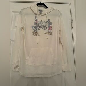 Disney Cream Sweatshirt with Mickey Mouse
